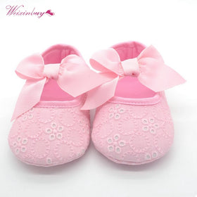 Baby Girl Bowknot Lace Shoes
