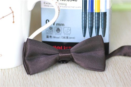 Kid's Solid Bow Tie