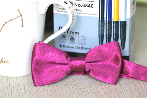 Kid's Solid Bow Tie