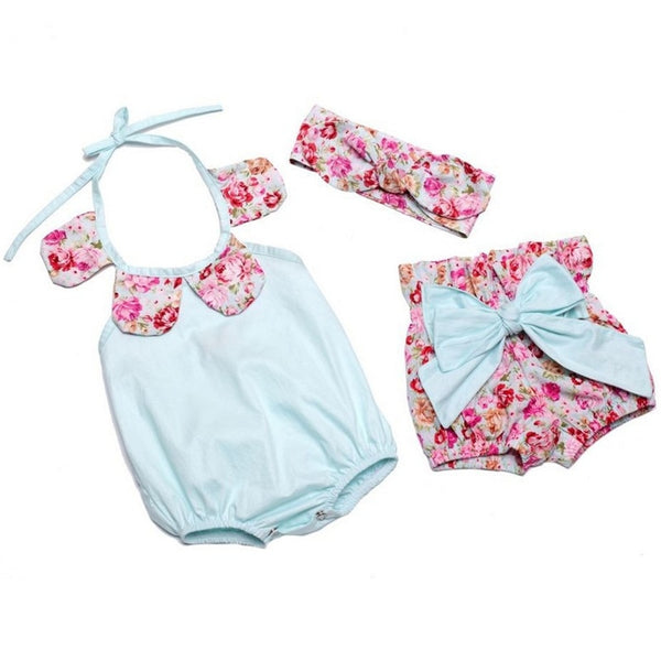 Baby Girl Romper Set