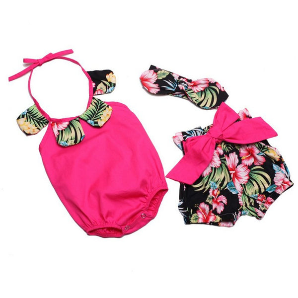 Baby Girl Romper Set