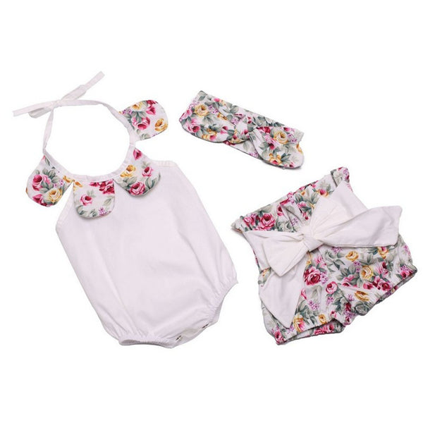 Baby Girl Romper Set