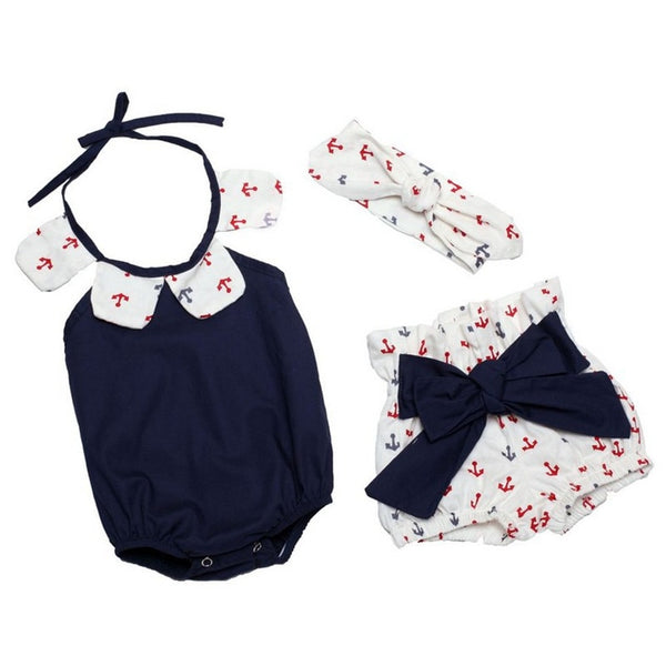 Baby Girl Romper Set