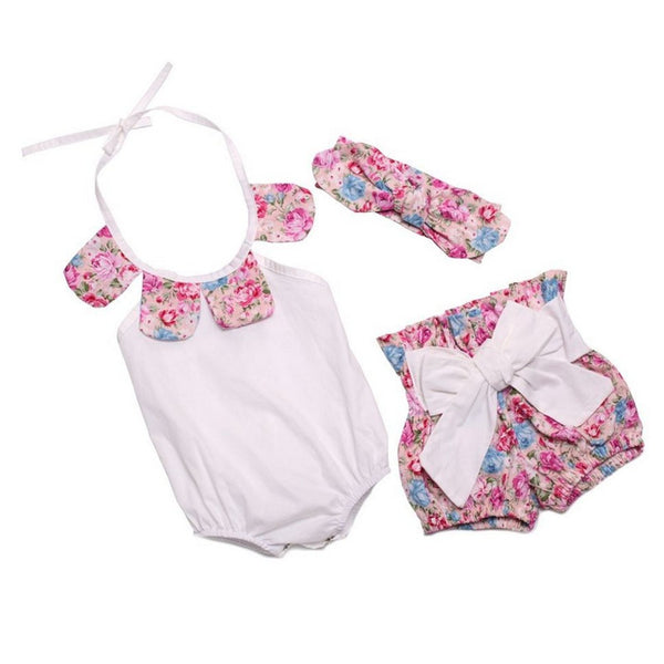 Baby Girl Romper Set
