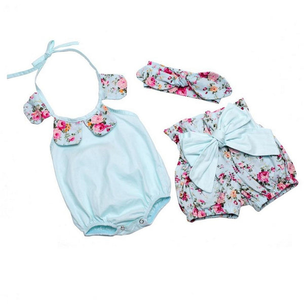 Baby Girl Romper Set
