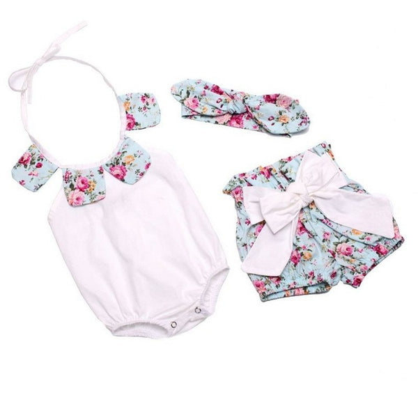 Baby Girl Romper Set