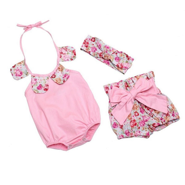 Baby Girl Romper Set