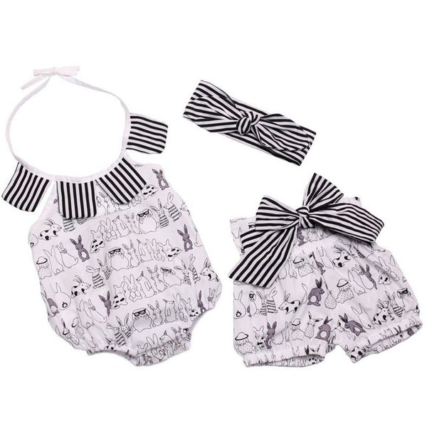 Baby Girl Romper Set