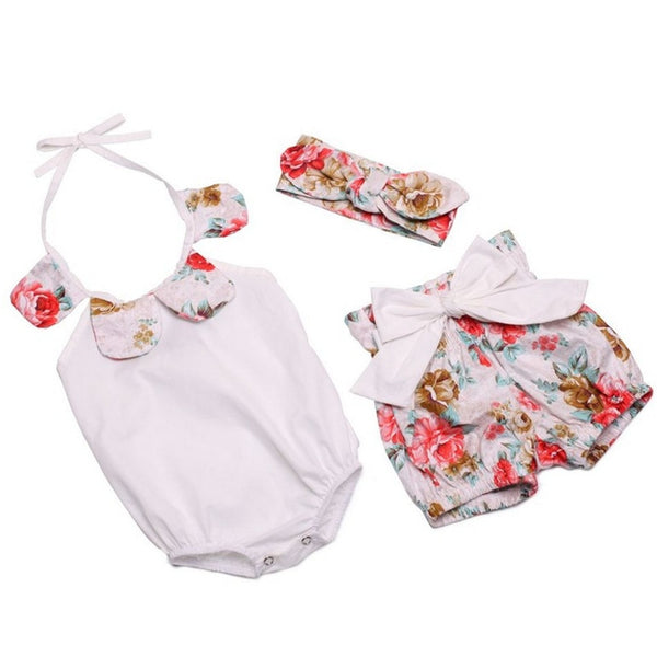 Baby Girl Romper Set