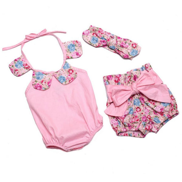 Baby Girl Romper Set