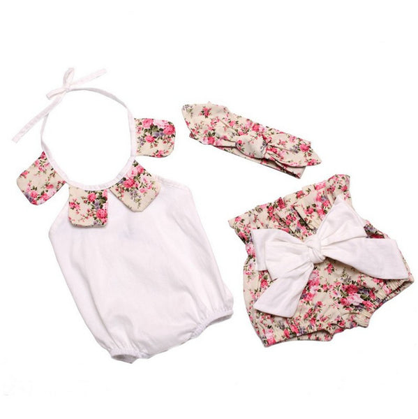Baby Girl Romper Set
