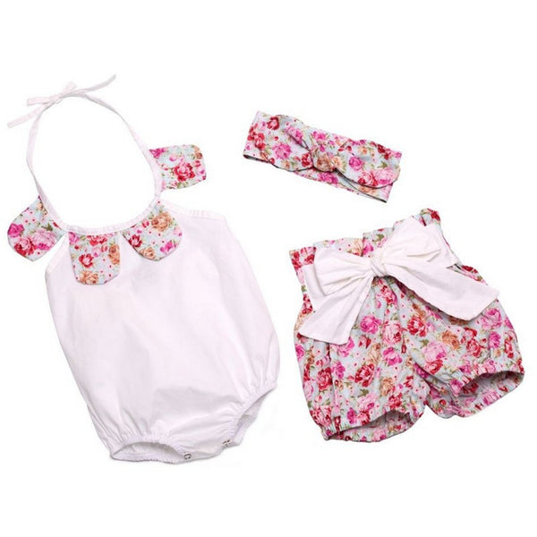 Baby Girl Romper Set